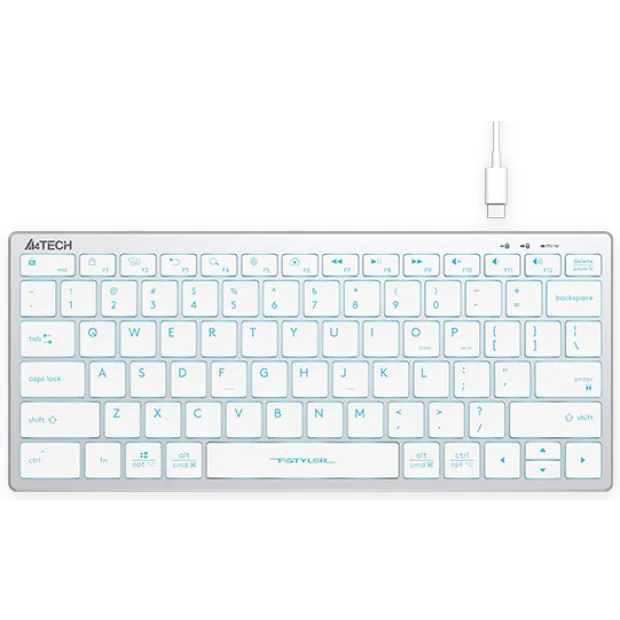 Клавиатура A4Tech Fstyler FX61 (белый)